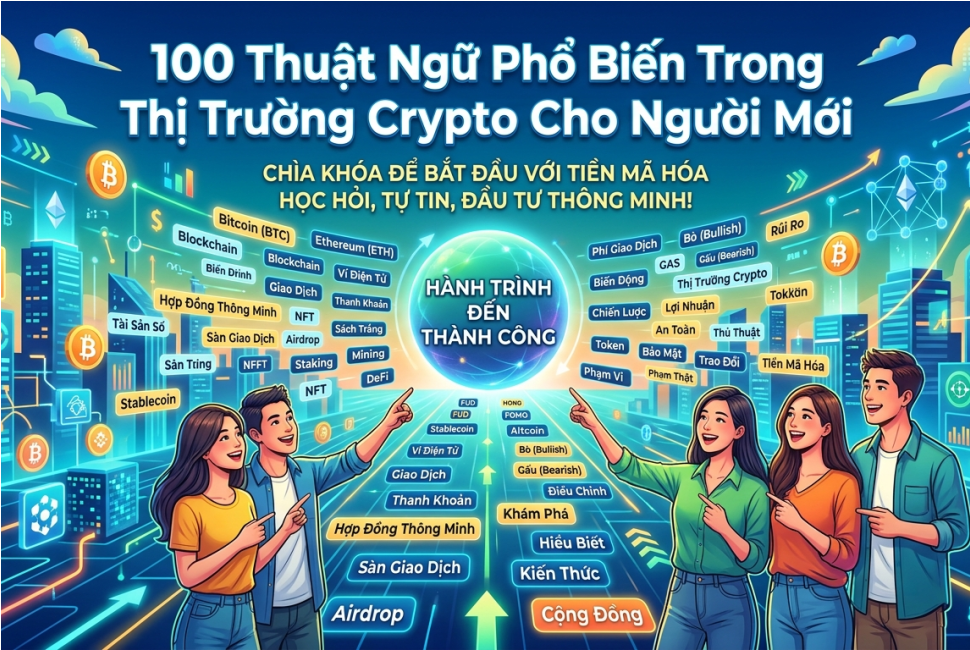 100 Thuật Ngữ Phổ Biến Trong Thị Trường Crypto Cho Người Mới