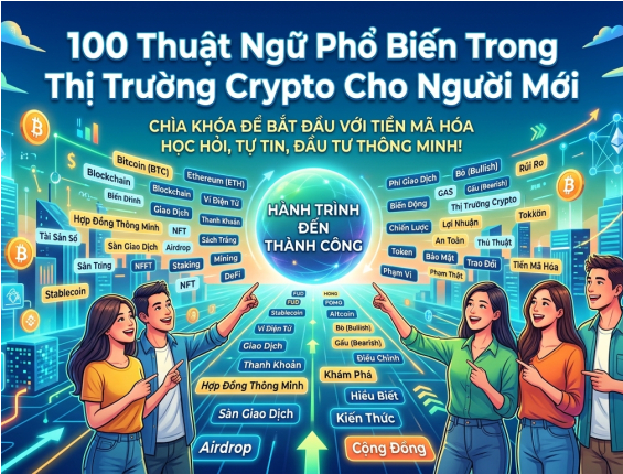 100 Thuật Ngữ Phổ Biến Trong Thị Trường Crypto Cho Người Mới