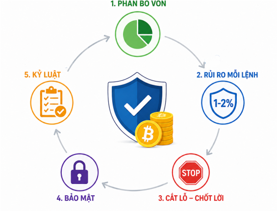 Quản lý, giảm thiểu rủi ro về vốn đầu tư 
