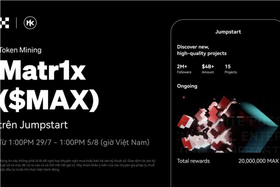 Hướng dẫn tham gia Matr1x OKX trên Jumpstart