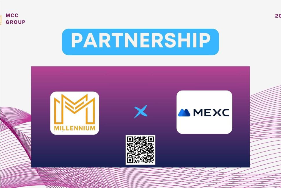 THÔNG BÁO CÔNG BỐ HỢP TÁC GIỮA MILLENNIUM VÀ MEXC