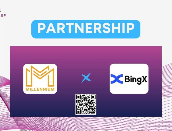 THÔNG BÁO CÔNG BỐ HỢP TÁC GIỮA MILLENNIUM VÀ BINGX
